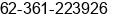 Fax number of Mr. Rian at Denpasar