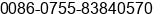 Fax number of Ms. sherry huang at Shenzhen