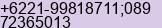 Mobile number of Mr. Mohammad Adil at Jakarta Selatan