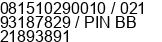 Mobile number of Mr. Victor Santoso at Jakarta Barat