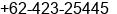 Phone number of Ms. Bunga Grata at Rantepao