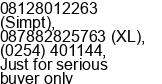 Phone number of Mr. Sucipto at Serang