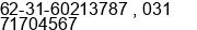 Phone number of Mr. tony okta at surabaya